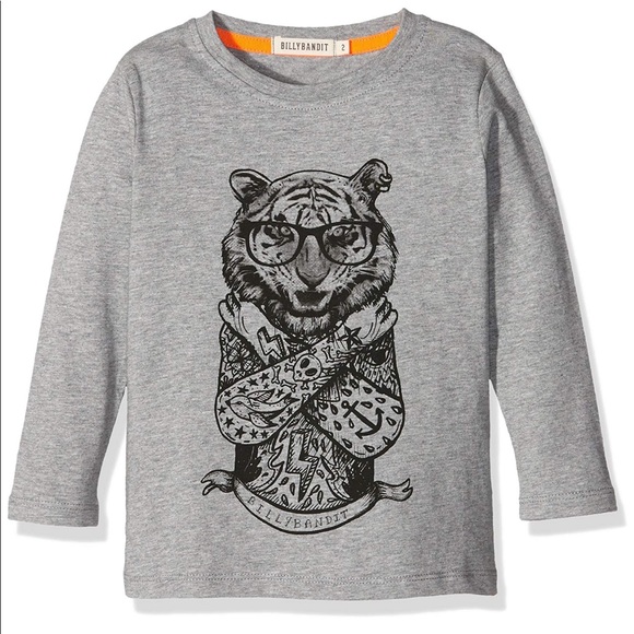 Billybandit Other - Billybandit Unisex Kid’s T-shirt Nerd Leopard